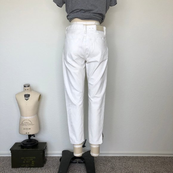 AllSaints Jasper Denim Jeans Cropped Ankle Zip - Picture 7 of 12